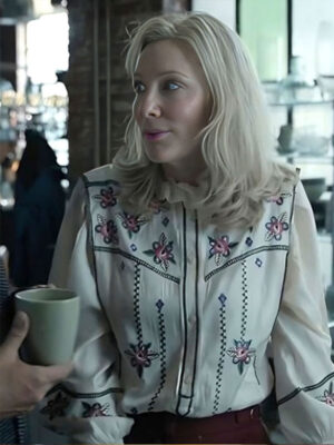 Disclaimer Cate Blanchett Embroidered White Shirt