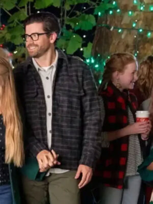 My Southern Family Christmas Ryan Rottman 2022 Wool Grey Jacket