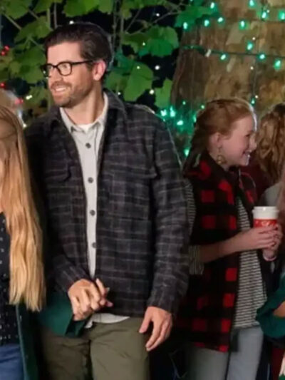 My Southern Family Christmas Ryan Rottman 2022 Wool Grey Jacket