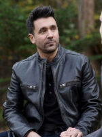 Sullivan’s Crossing S02 Andrew Mathews Black Leather Jacket