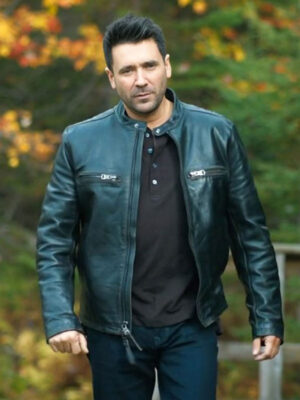 Sullivan’s Crossing S02 Andrew Mathews Black Leather Jacket