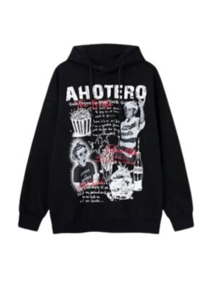 AHOTERO The Battle Retro Art Pullover Hoodie