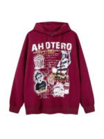 AHOTERO The Battle Retro Art Pullover Hoodie