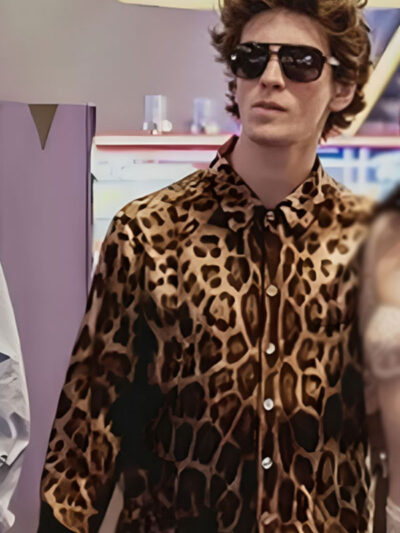 Anora 2024 Mark Eidelshtein Leopard Print Shirt