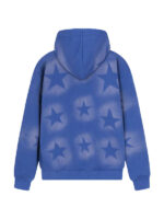 Battle Kid Star Print Zipper Hoodie