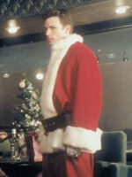 Ben Affleck Clausplay Santa Red Jacket