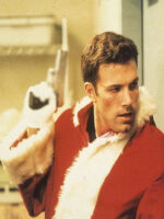 Ben Affleck Clausplay Santa Red Jacket