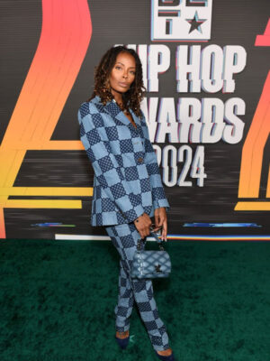 BET Hip Hop Awards Eva Marcille Printed Suit