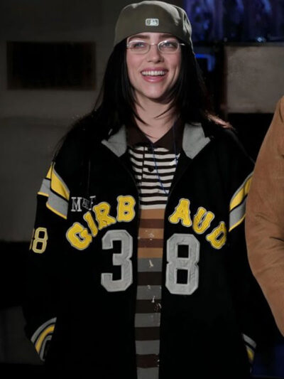 Billie Eilish SNL Season 50 Zip-Up Black Jacket