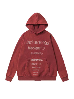 Black Energy Energetic Vibe Oversized Hoodie