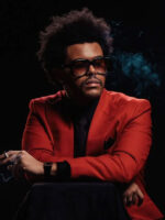 Blinding Lights The Weeknd Red Cotton Blazer