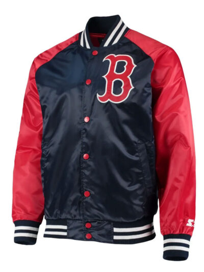 Boston Red Sox The Lead Off Hitter Varsity Bomber Jacket