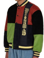 Brain Dead Patchwork Corduroy Letterman Jacket