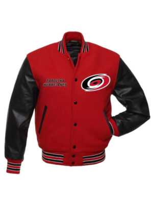 Carolina Hurricanes Wool Letterman Varsity Jacket