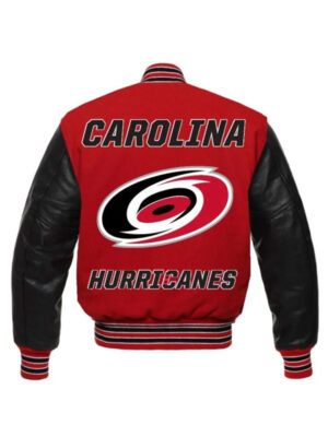 Carolina Hurricanes Wool Letterman Varsity Jacket