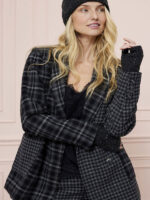 Christie Brinkley Access Hollywood Plaid Suit