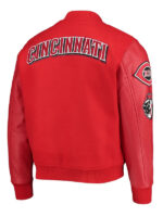 Cincinnati Reds Classic Red Wool Varsity Jacket