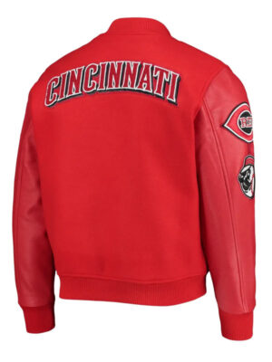 Cincinnati Reds Classic Red Wool Varsity Jacket