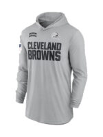 Cleveland Browns Salute To Service Grey Pullover Hoodie