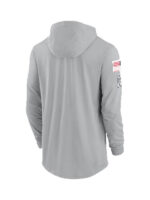 Cleveland Browns Salute To Service Grey Pullover Hoodie