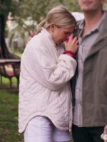 Colin From Accounts S02 Genevieve Hegney White Quilted Jacket