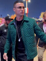 Cristiano Ronaldo Reckoning Fight Night Green Zipper Jacket
