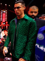 Cristiano Ronaldo Reckoning Fight Night Green Zipper Jacket