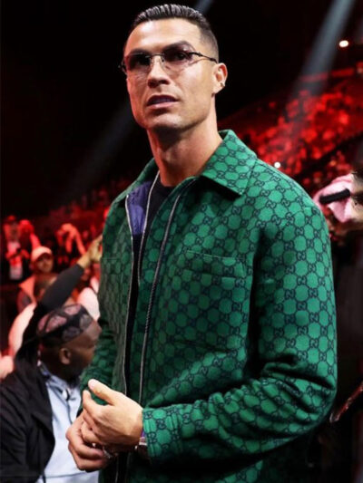 Cristiano Ronaldo Reckoning Fight Night Green Zipper Jacket