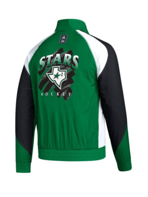 Dallas Stars Adidas Color-Block Bomber Jacket