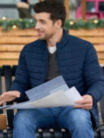 Dan Jeannotte Our Christmas Mural 2023 Blue Jacket