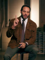 Daniel Sunjata High Potential S01 Suede Leather Jacket