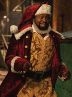 Dashing Through the Snow 2023 Santa Claus Red Coat