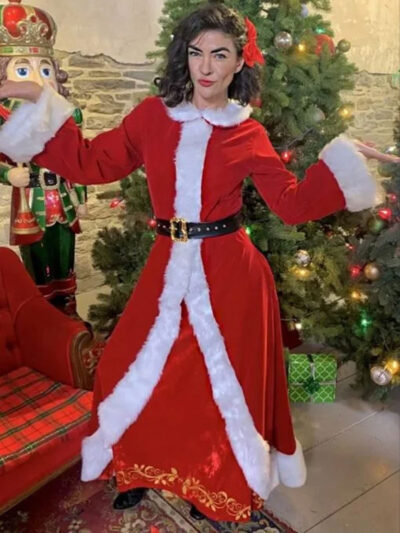 Designing Christmas Stella Santa Claus Red Coat