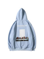 Disintegration Art Oversized Pullover Hoodie