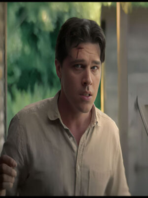 Don’t Move Finn Wittrock Beige Shirt