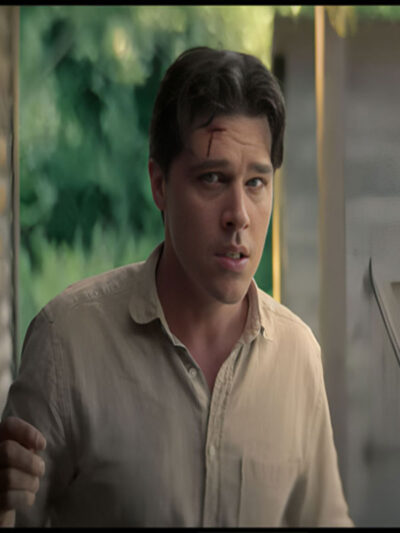 Don’t Move Finn Wittrock Beige Shirt