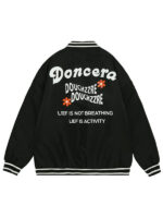 Douchzzre Doncera Flower Print Bomber Jacket