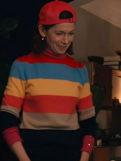 Elsbeth S02 Carrie Preston Rainbow Sweater
