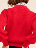 Emilie Ikeda The Today Show Red Cardigan