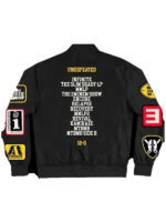 Eminem Shady Football Black Bomber Jacket