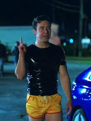 English Teacher 2024 Brian Jordan Alvarez Black Leather T-Shirt