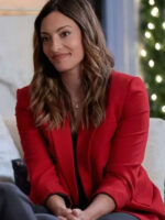 Erica Cerra Mystery on Mistletoe Lane Red Blazer