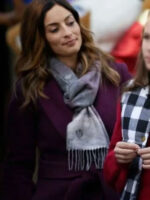 Erica Cerra Mystery on Mistletoe Lane Trench Coat