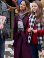 Erica Cerra Mystery on Mistletoe Lane Trench Coat