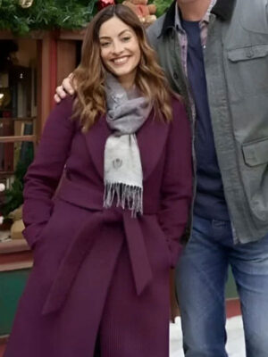 Erica Cerra Mystery on Mistletoe Lane Trench Coat