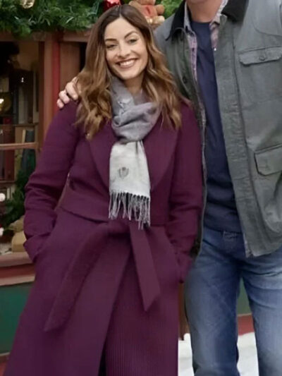 Erica Cerra Mystery on Mistletoe Lane Trench Coat