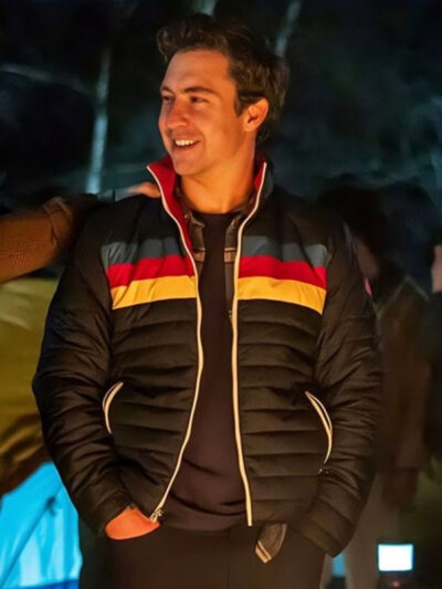 Evan Marquez English Teacher S01 Puffer Multicolor Jacket