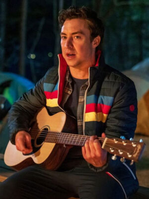 Evan Marquez English Teacher S01 Puffer Multicolor Jacket