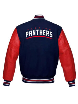 Florida Panthers Blue & Red Varsity Jacket