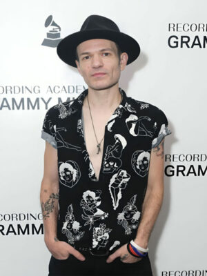 GRAMMY Museum Deryck Whibley Black Print Shirt